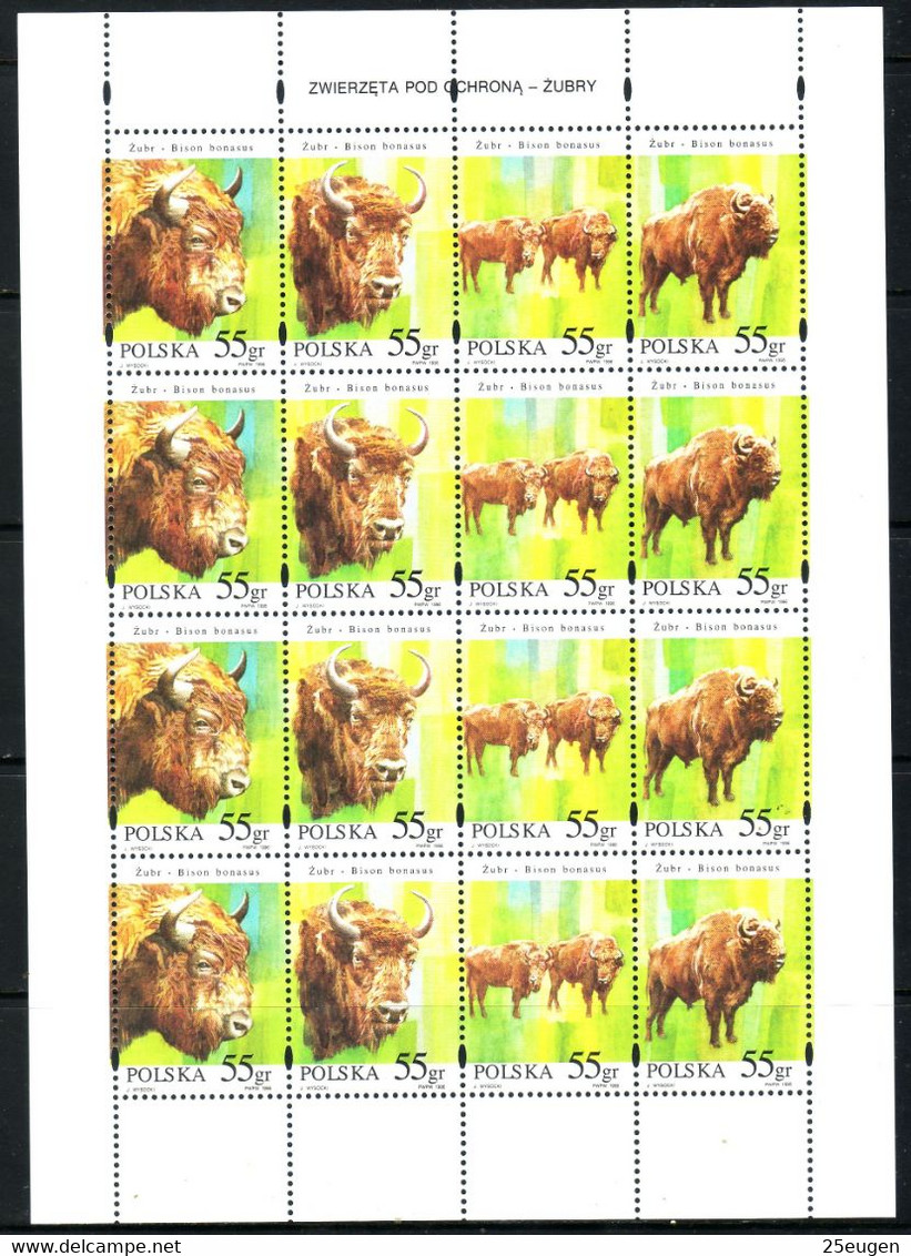 POLAND 1996 Michel No 3629 - 3632 Klbg MNH - Ungebraucht