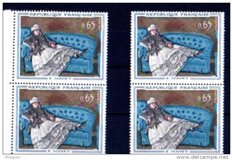 France 1962, « Madame Manet Au Canapé Bleu » » De Manet, Cote 16 &euro;, ++ Parfait Neuf Sans Charnière ++ Postfrich ++ - Impresionismo