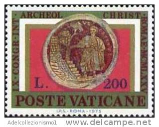 20489) 9º Congresso Internazionale Di Archeologia Cristiana - 25 Settembre 1975 Serie Completa Usata Di 3 Valori - Gebraucht