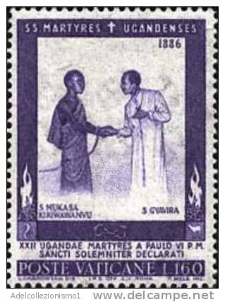 20492) Santificazione Dei Martiri Dell'Uganda - 16 Marzo 1965 Serie Completa Nuova Di 6 Valori - Oblitérés