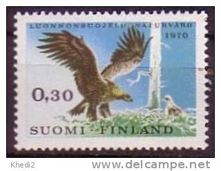 Timbre Finlande ** - Oiseau Rapace Aigle Pygargue - Raptor Bird Stamp Finland  - Greifvögel Briefmarke - Sonstige & Ohne Zuordnung