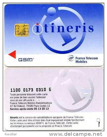 @+ GSM Itineris France Telecom - Prepaid: Mobicartes