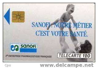 # France 102 F123 SANOFI 120u So2 07.90 Tres Bon Etat - 1990