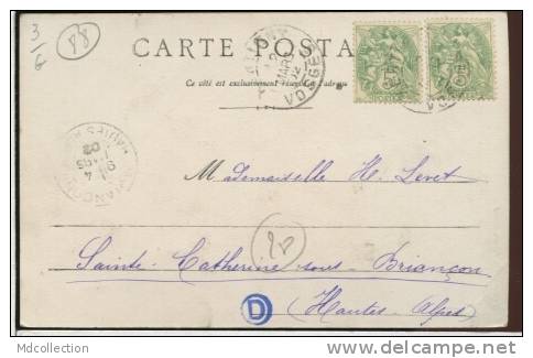 88 XERTIGNY La Foire  (belle Carte Cachet 1902) - Xertigny