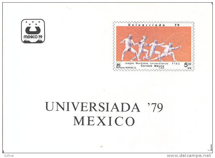 MEXIQUE BLOC UNIVERSIADE 79 - Fechten