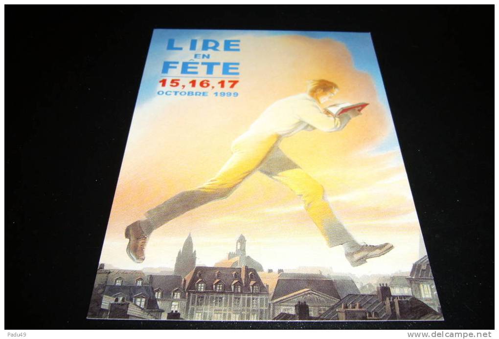 Schuiten 1 Carte Postale (lire En Fete 1999) - Ansichtskarten