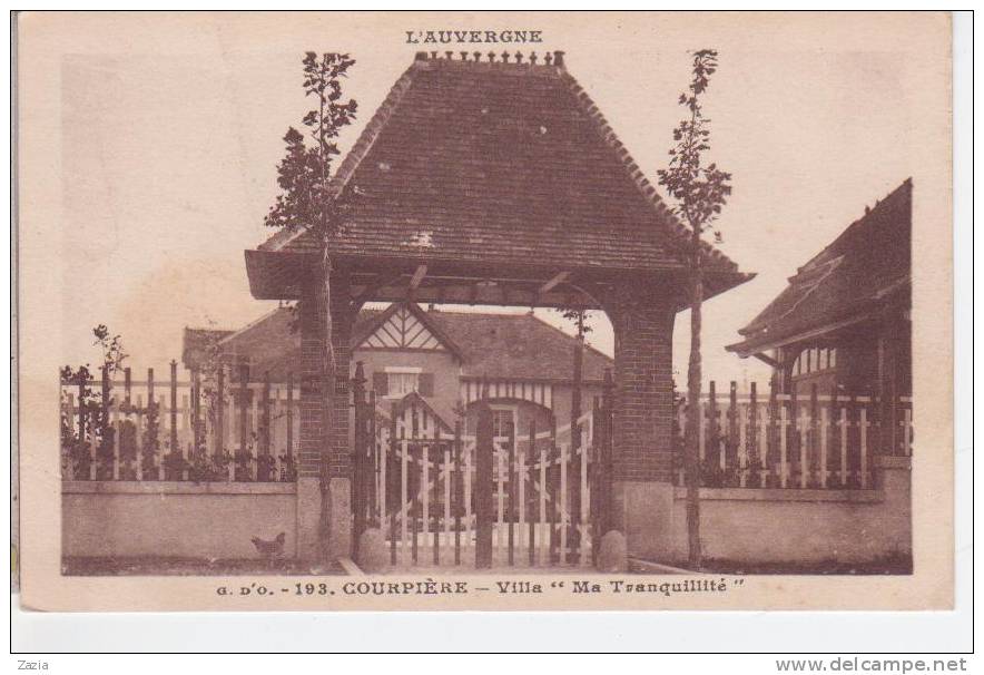 63.040/ COURPIERE - Villa " Ma Tranquillité" - Courpiere