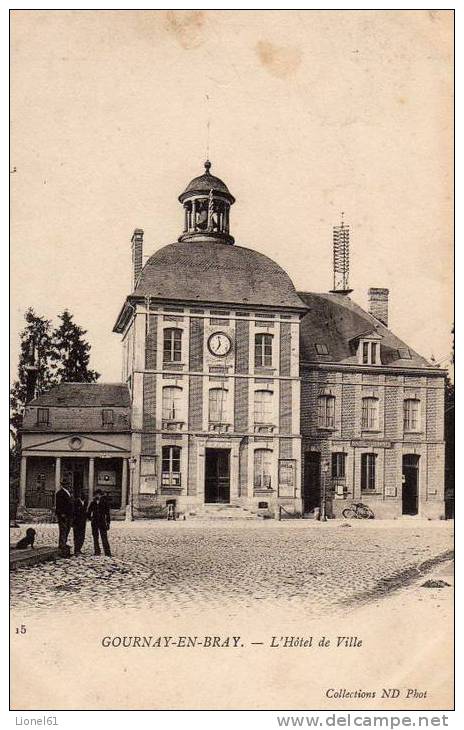 GOURMAY-en-BRAY : (76) L 'Hôtel De Ville - Gournay-en-Bray