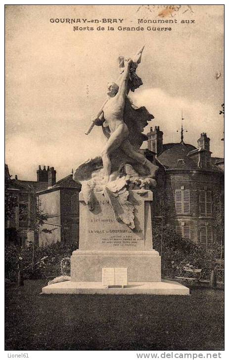GOURMAY-en-BRAY : (76) Monument Aux Morts De La Grande Guerre - Gournay-en-Bray
