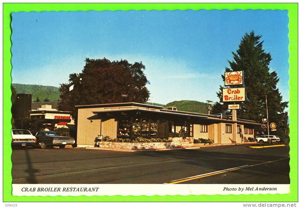 SEASIDE, OR - CRAB BROILER RESTAURANT - OLD CARS - PHOTO MEL ANDERSON - - Autres & Non Classés