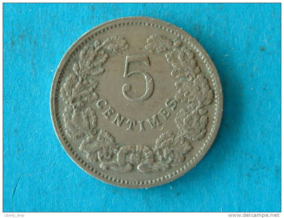 1908 - 5 CENTIMES - XF - KM 26 ! - Luxembourg