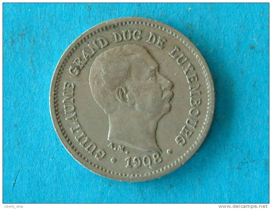 1908 - 5 CENTIMES - XF - KM 26 ! - Luxembourg