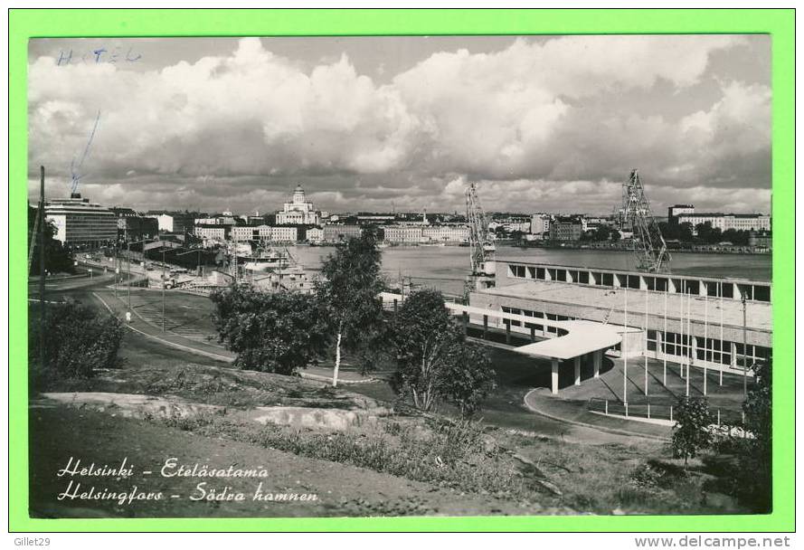 HELSINKI, FINLANDE - ETELASATAMA - SODRA HAMNEN - CIRCULÉE EN 1956 - - Finland