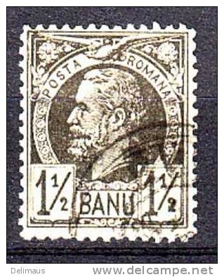 Rumänien Romania Alte Marken König Karl I., 1 1/2 Bani, Gezähnt Ca. 13 1/2 - Usado