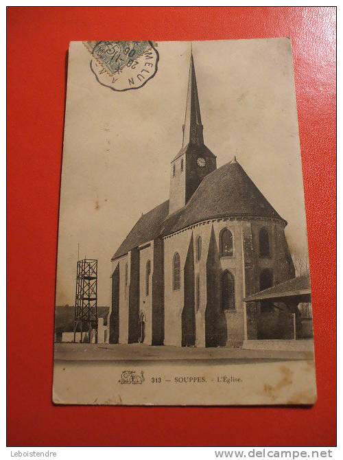 CPA -(77-SEINE ET MARNE)-SOUPPES.L'EGLISE - Souppes Sur Loing