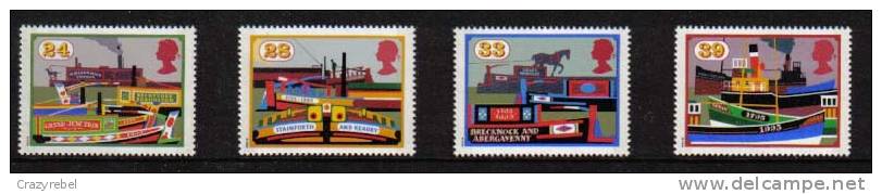 GB 1993 QE2 Inland Waterways Umm Set Of 4 Stamps ( T217 ) - Ungebraucht