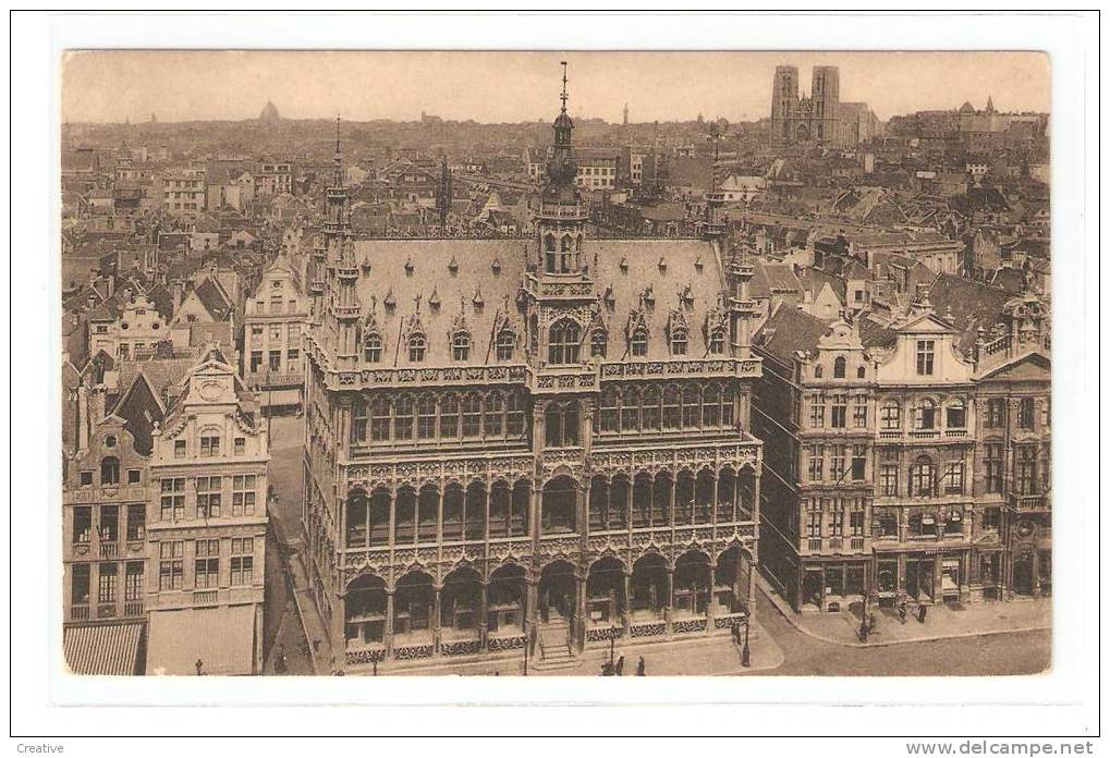 BRUXELLES - BRUSSEL. Panorama Pris De L'Hôtel De Ville - Mehransichten, Panoramakarten