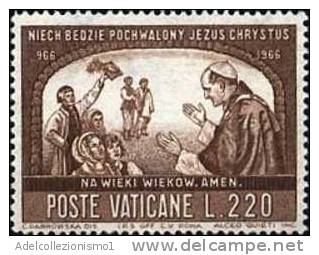 20506) VATICANO-Millenario Cattolico Della Polonia - 3 Maggio 1966 Serie Completa Nuova Di 6 Valori - Neufs