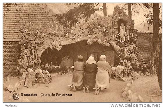 BEAURAING : Grotte Du Pensionnat - Editeur : J. Claessens, Beauraing - Beauraing