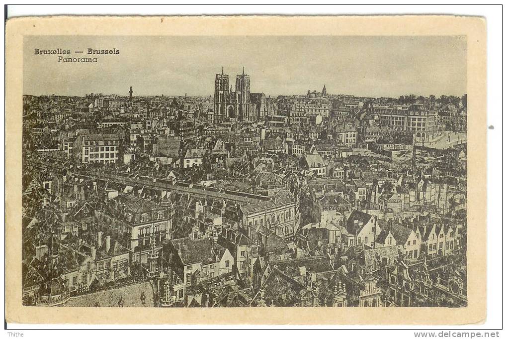 BRUXELLES - Panorama - Mehransichten, Panoramakarten