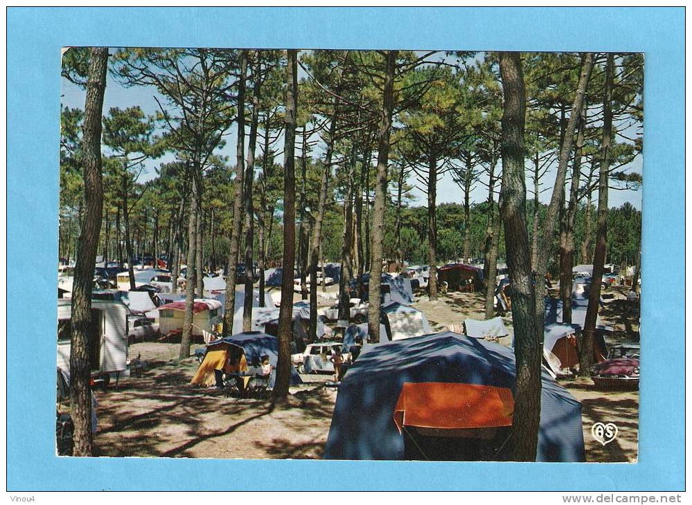 CPM - St Hilaire De Riez- -Sion Sur L'océan- Le Camping - 85 -  Vendée Tente Caravane - Saint Hilaire De Riez