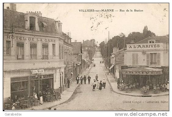 CPA De VILLIERS SUR MARNE - Rue De La Station. - Villiers Sur Marne