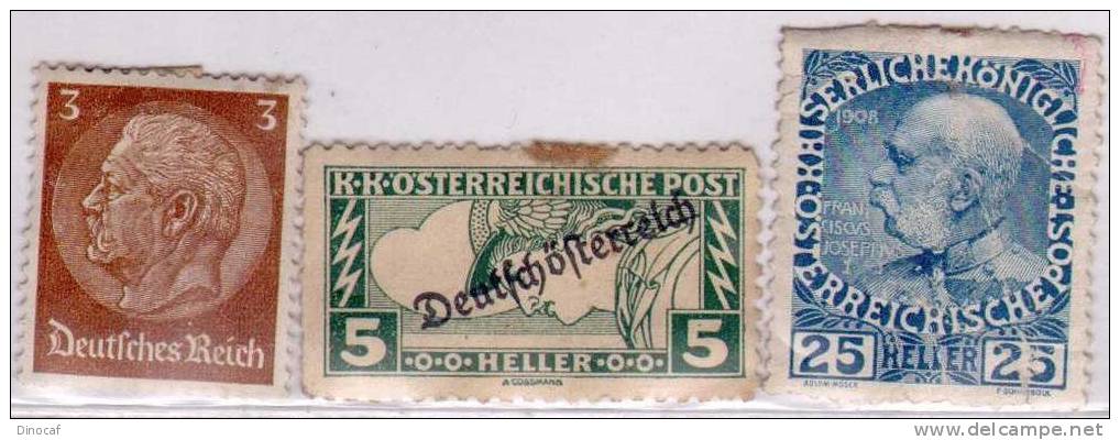 DEUTSCHES REICH, AUSTRIA 2, FRANCOBOLLI, STAMPS, Shipping = 0,7 Euro - Verzamelingen (in Albums)