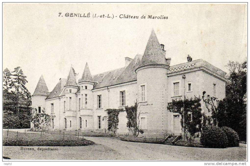 Genillé (I.-et-L.) Château De Marolles - Genillé