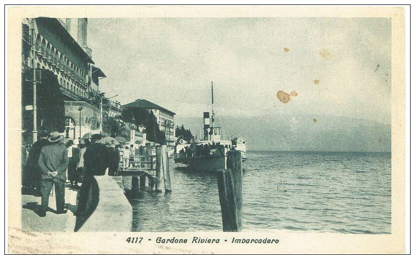 GARDONE RIVIERA - IMBARCADERO    1931 - Brescia