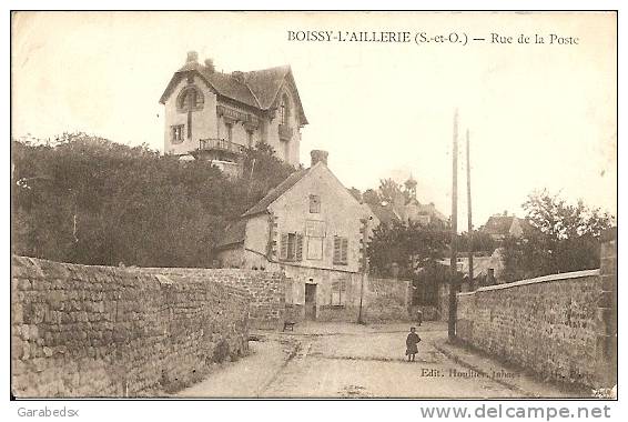 CPA De BOISSY L'AILLERIE - Rue De La Poste. - Boissy-l'Aillerie