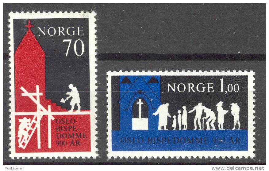 Norway 1971 Mi. 627-28 Bistum Oslo 900 Jahre - Neufs