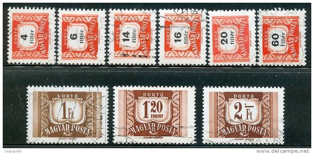 ● HONGRIE - UNGHERIA  - SEGNATASSE - 1958 / 69  -  N.  216 (B) . . .  Usati  -  Lotto 1611 - Postage Due