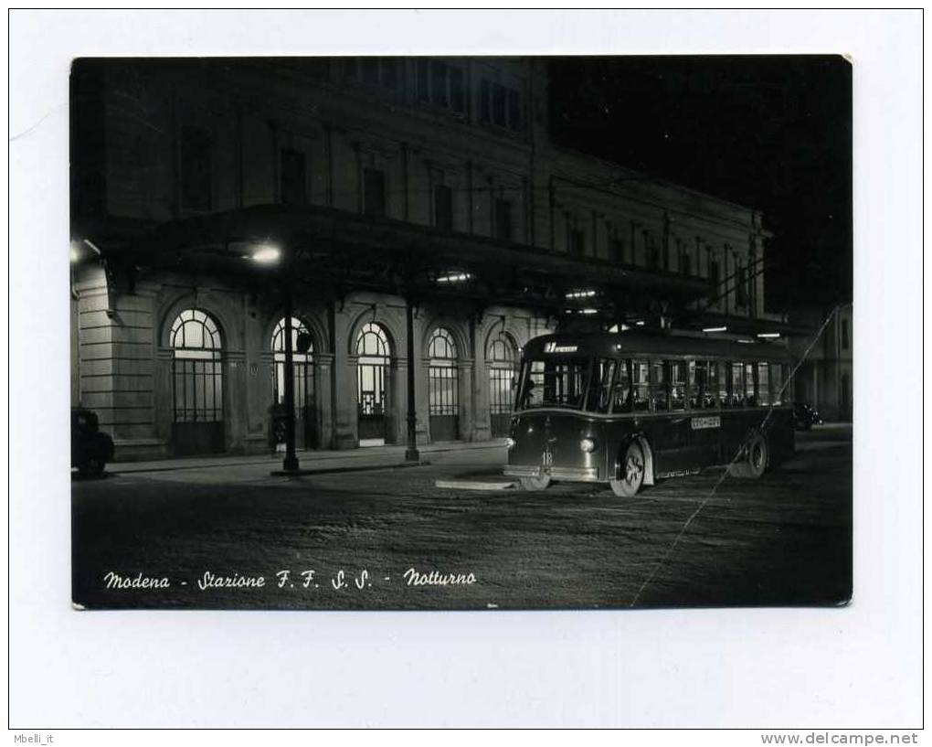 Modena 1958 Filobus Stazione Ferroviaria - Modena