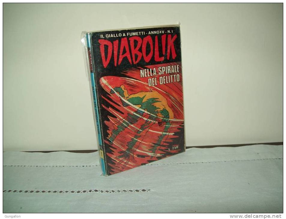 Diabolik (Astorina 1976) Anno XV° N. 1 - Diabolik