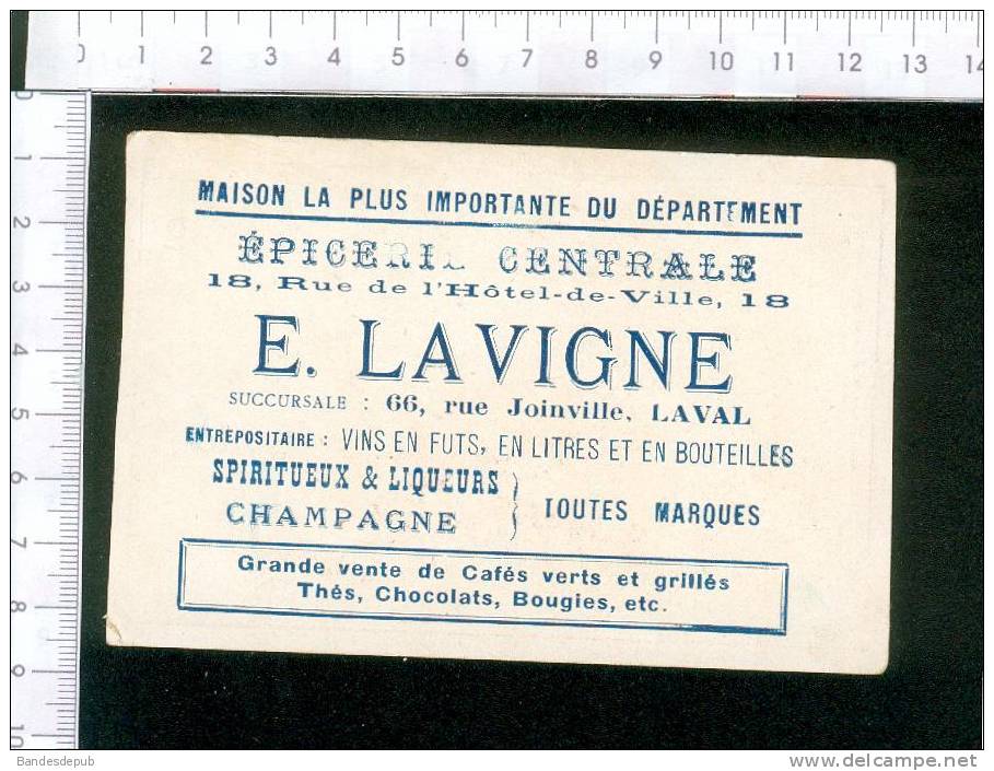 LAVAL  Rue Joinville Chromo Thème Faust Diable - Otros & Sin Clasificación