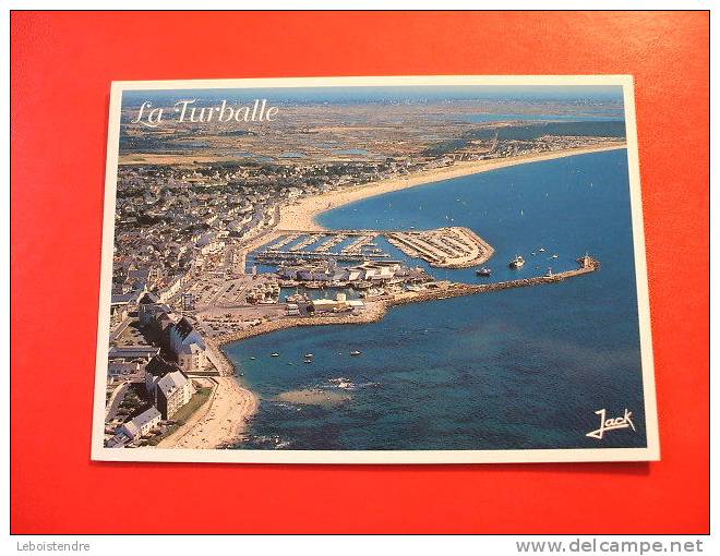 CPM -(44-LOIRE ATLANTIQUE)-LA TURBALLE-VUE GENERALE-SANS DOUTE UNE VUE AERIENNE-CARTE EN BON ETAT . - La Turballe