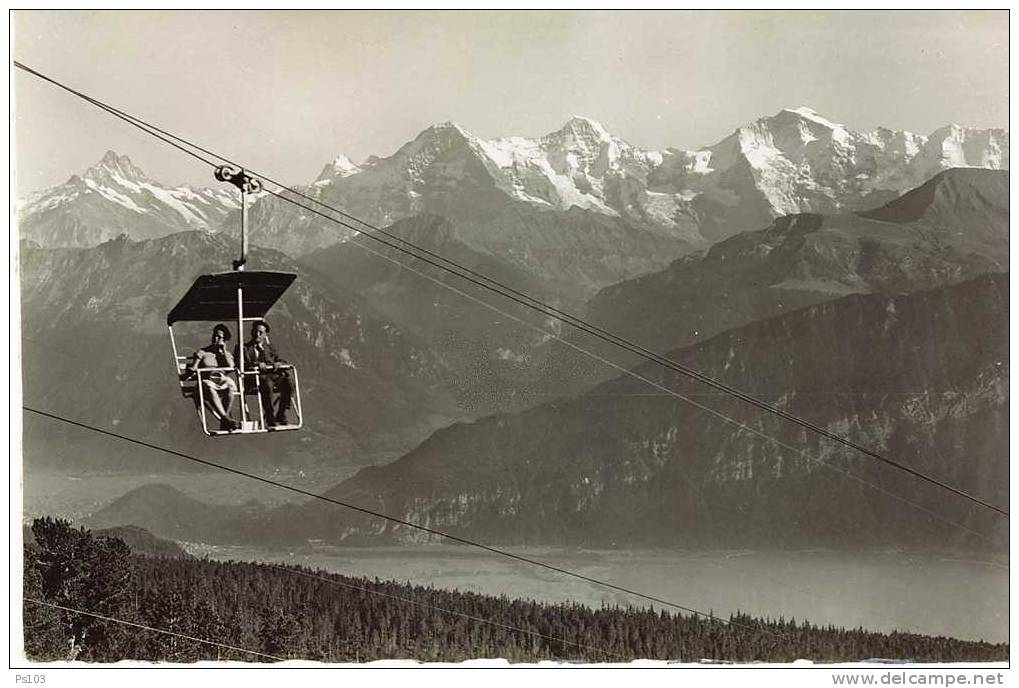 Suisse - Sesselbahn Beatenberg-Niederhorn (BE) / Télésiège - Beatenberg