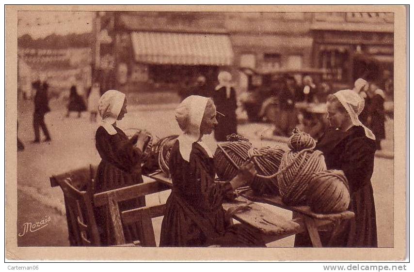 56 - Baud - Marchandes De Cordes Au Marché - Baud