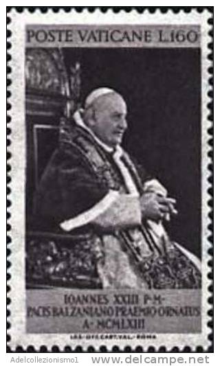 20550) Premio Balzan Per La Pace A Giovanni XXIII - 8 Maggio 1963 Serie Completa Nuova Di 2 Valori - Ongebruikt