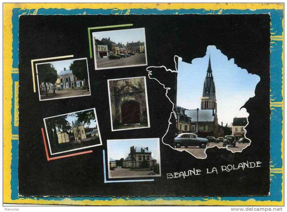 Cpsm 022 Beaune La Rolande Edit Du Moulin Postée 1964  Multivues - Beaune-la-Rolande