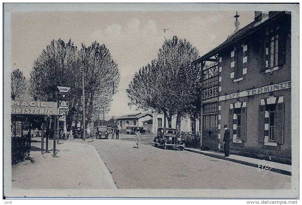 - BASSIN D'ARCACHON - FACTURE- BIGANOS - AVENUE DE LA GARE - CAFE TERMINUS - - Andere & Zonder Classificatie