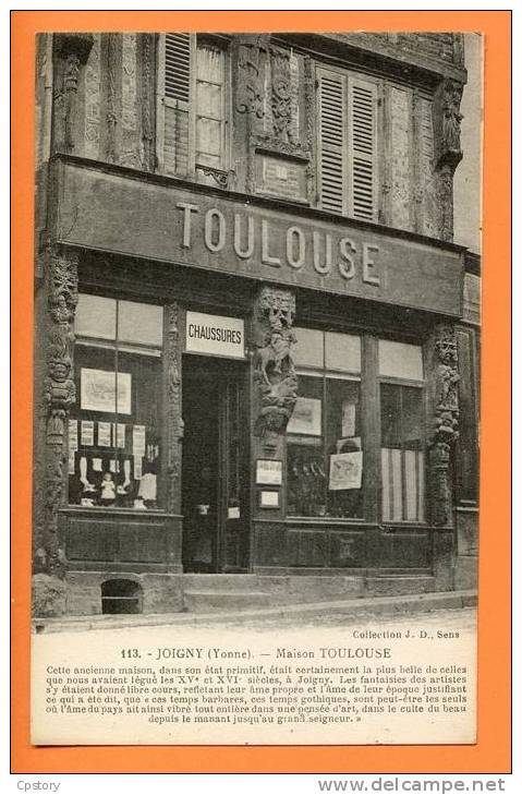 89 - JOIGNY - Maison De Chaussures Toulouse - Negozi