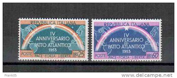 Italien / Italy 1953 4th Anniversary Of NATO** - OTAN