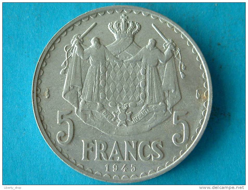 5 FR. 1945 - UNC ( KM 122 ) ! - 1922-1949 Louis II