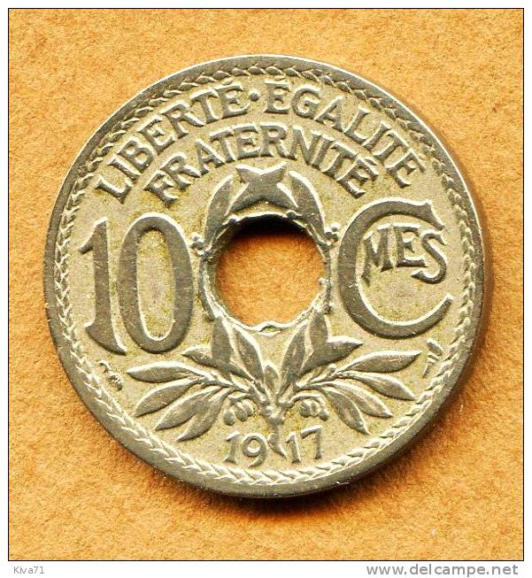 10 Centimes  "Lindauer" 1917   SUP - 10 Centimes