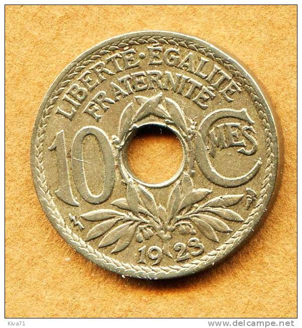 10 Centimes  "Lindauer" 1923 Poissy   TTB+ - 10 Centimes