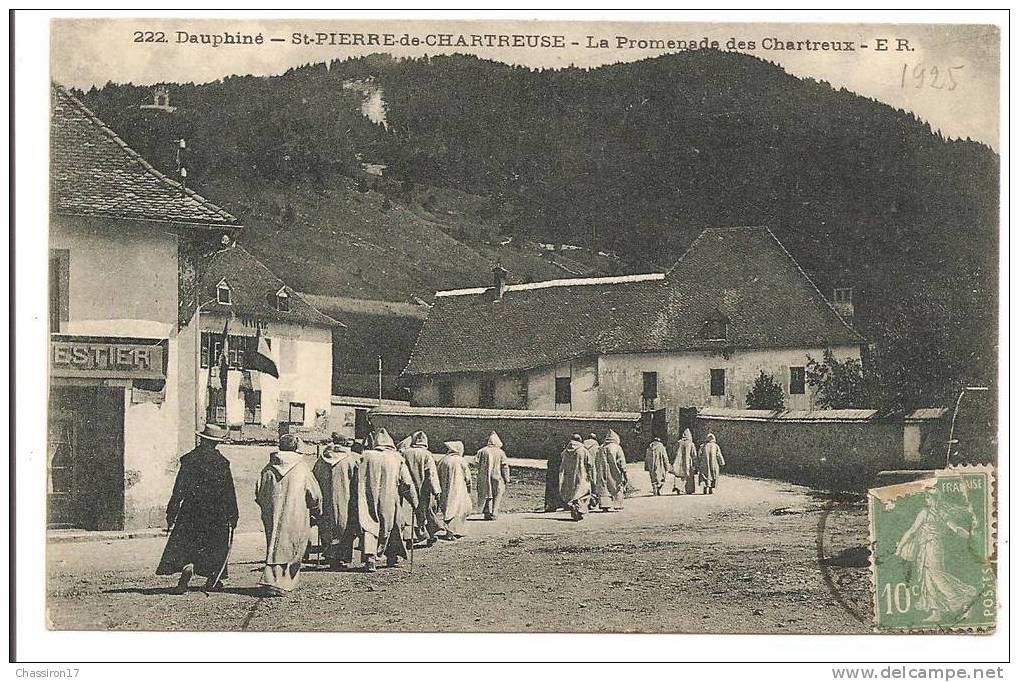 38  - ST-PIERRE-de-CHARTREUSE  -  La Promenade Des Chartreux  -  Animée - Grenoble