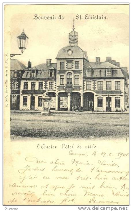 SAINT-GHISLAIN - Souvenir De... - L'ancien Hôtel De Ville - Saint-Ghislain