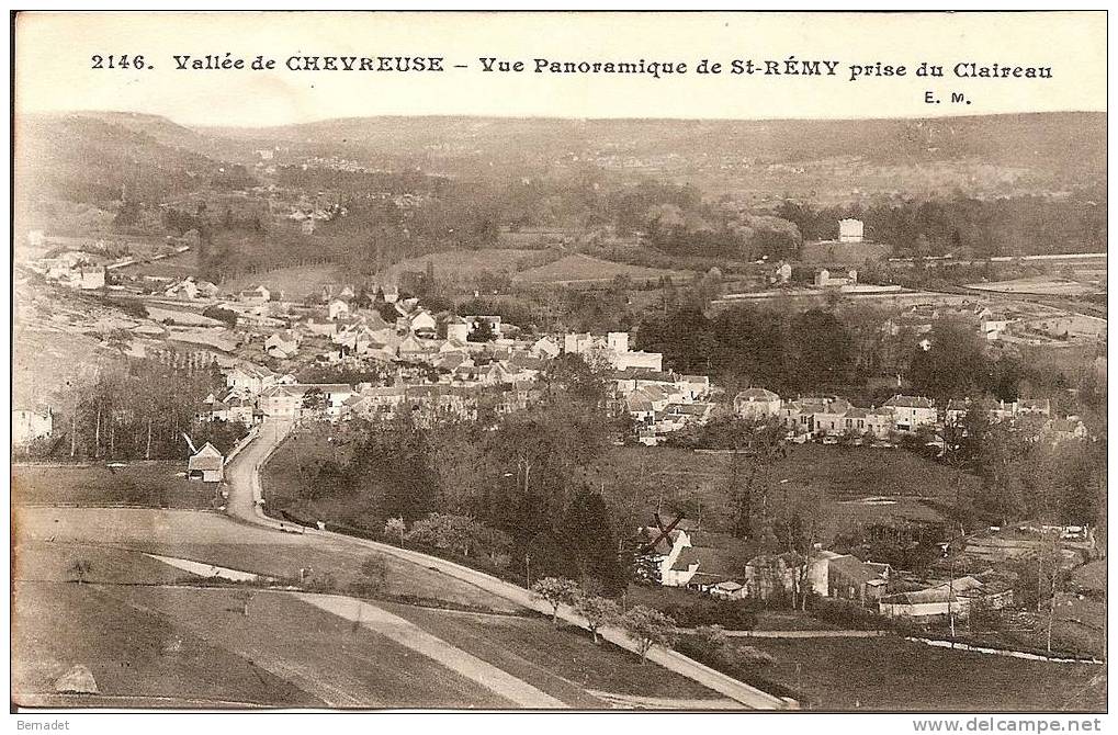 VALLEE DE CHEVREUSE VUE PANORAMIQUE DE SAINT REMY PRISE DU CLAIREAU - St.-Rémy-lès-Chevreuse