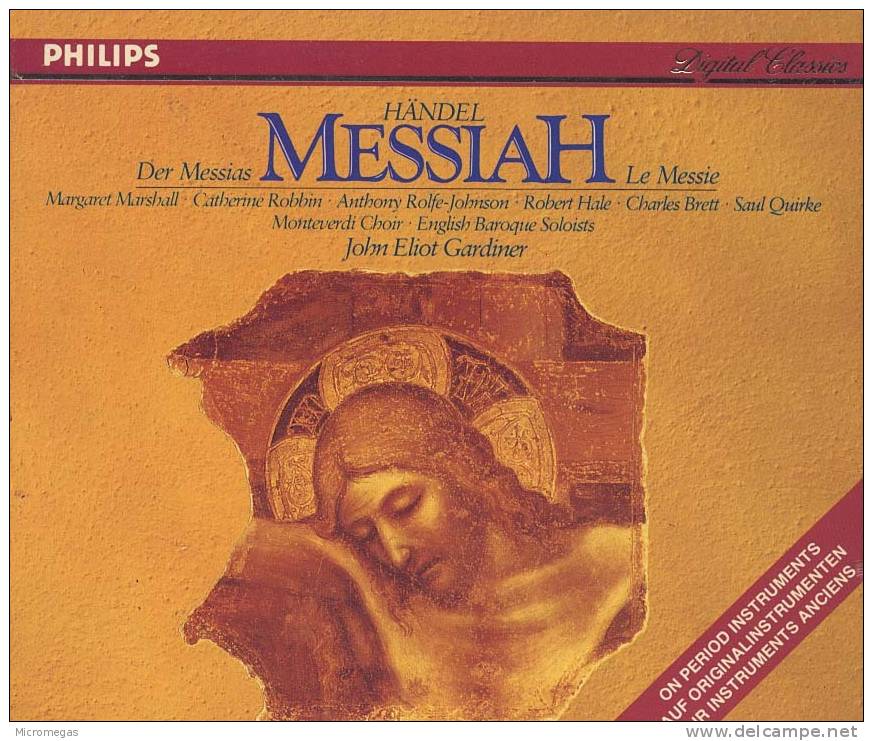 Haendel : Messiah, Gardiner - Clásica